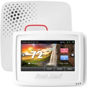 onelink by first alert wifi thermostat and smoke alarm