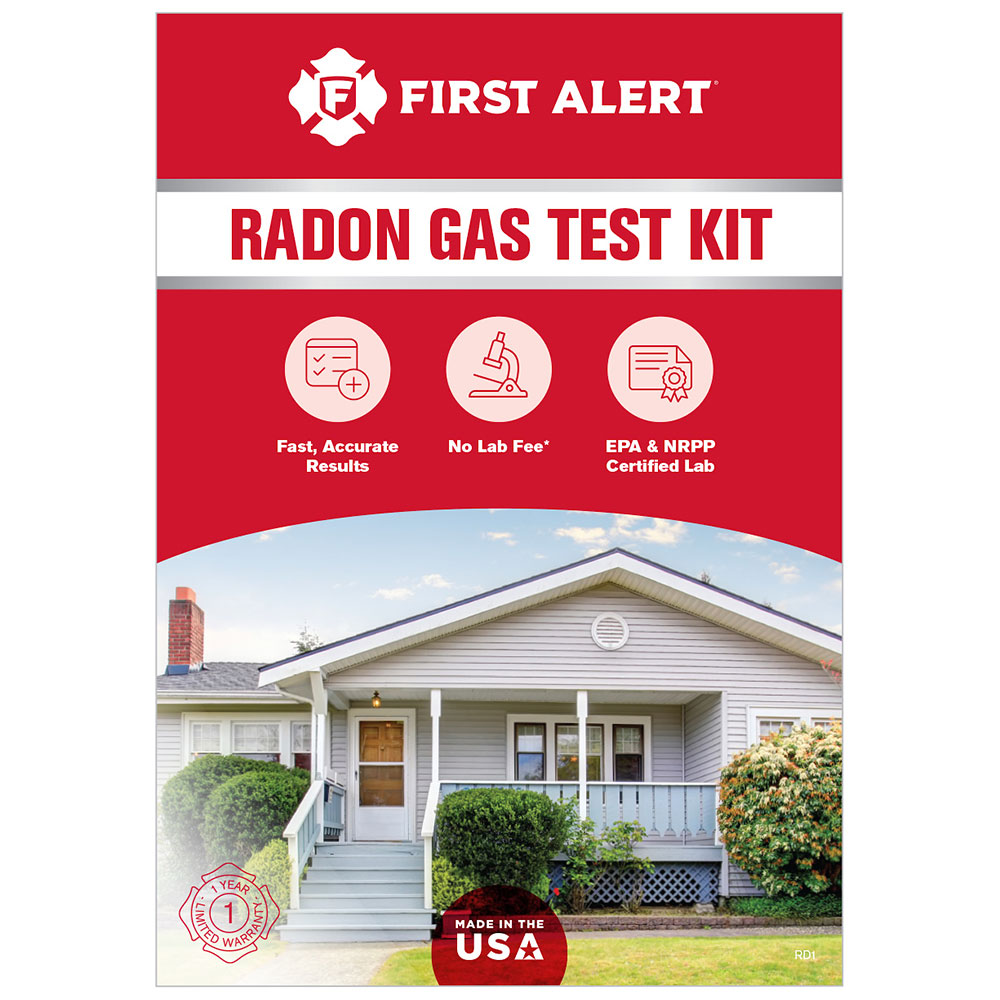 first alert radon testing kit