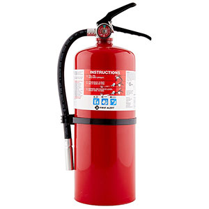 First Alert Rechargeable Commercial Fire Extinguisher - UL 4-A:60-B:C