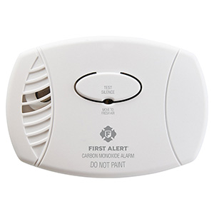 Plug-In Carbon Monoxide Alarm with Battery Backup