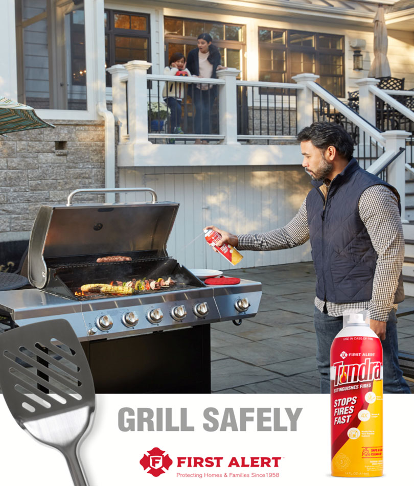 Fire Extinguishing Spray For Grill Fires