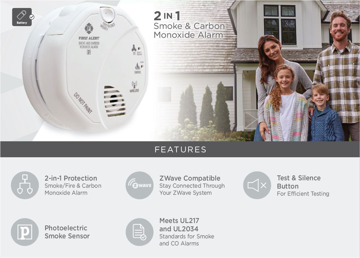 first alert zwave smoke and co detector