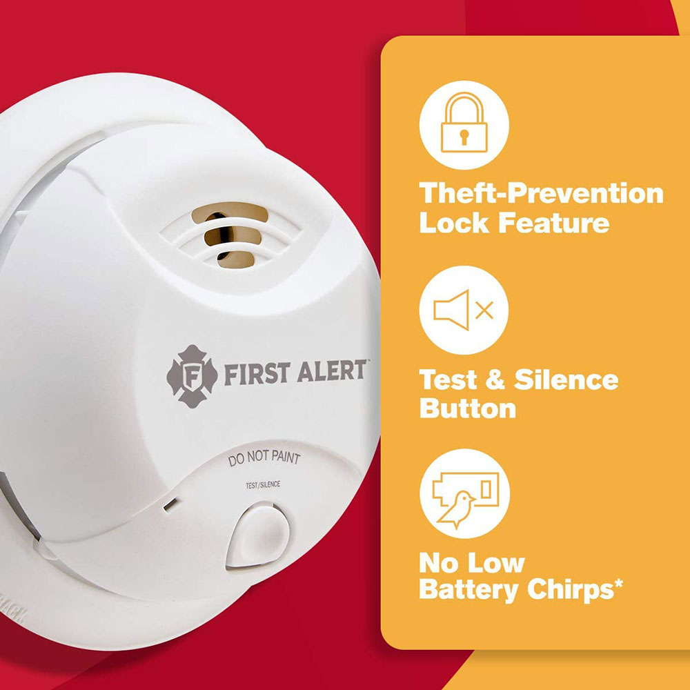 Details about   ✅ First Alert  Battery-Powered  Ionization  Smoke Detector 2 Pack 