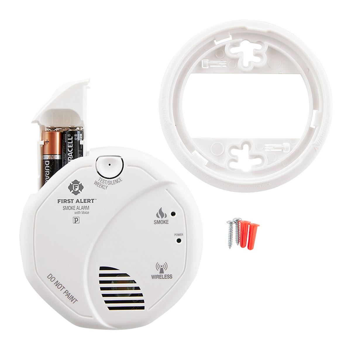 Battery Operated Wireless Interconnected Ionization Smoke Alarm Detector 3 PACK