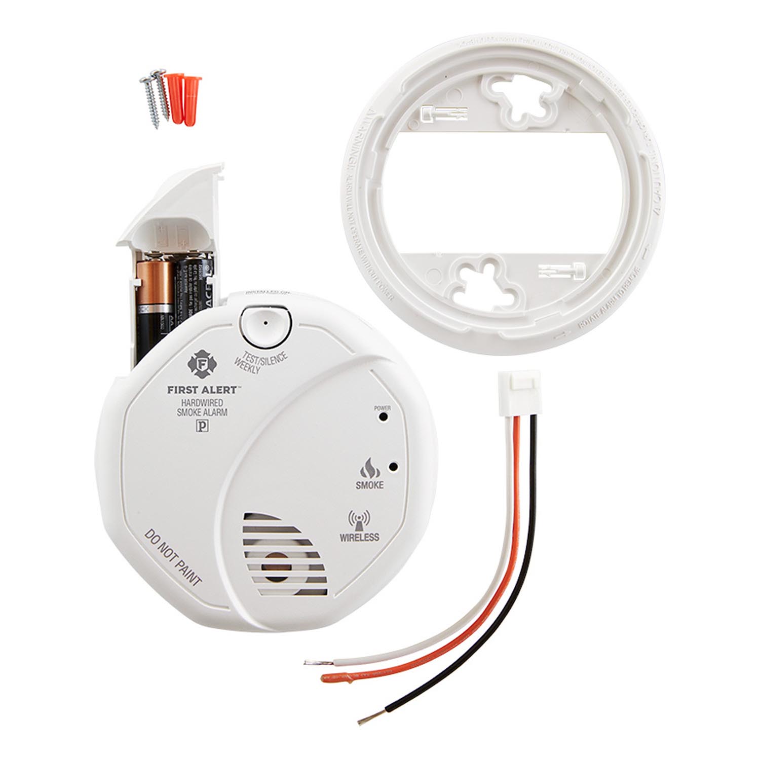 First Alert SA521CN-3ST Wireless Interconnect Hardwired Smoke Alarm