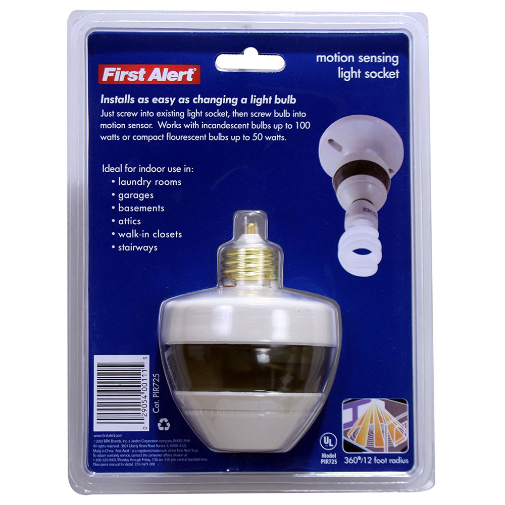 PIR725 Motion Sensing Light Socket 3