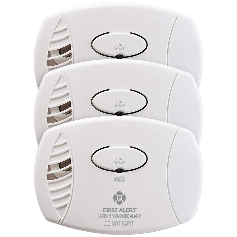 3 Pack Bundle of Plug-In Carbon Monoxide Alarm with Battery Backup - CO605 (1039734)