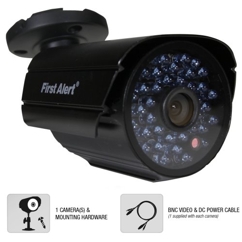 First Alert SmartBridge Digital Wired Indoor and Outdoor Night Vision 520-TVL Security Camera (CM520)