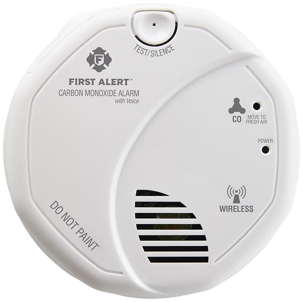 Wireless Interconnect Carbon Monoxide Alarm With Voice Alert - CO511B