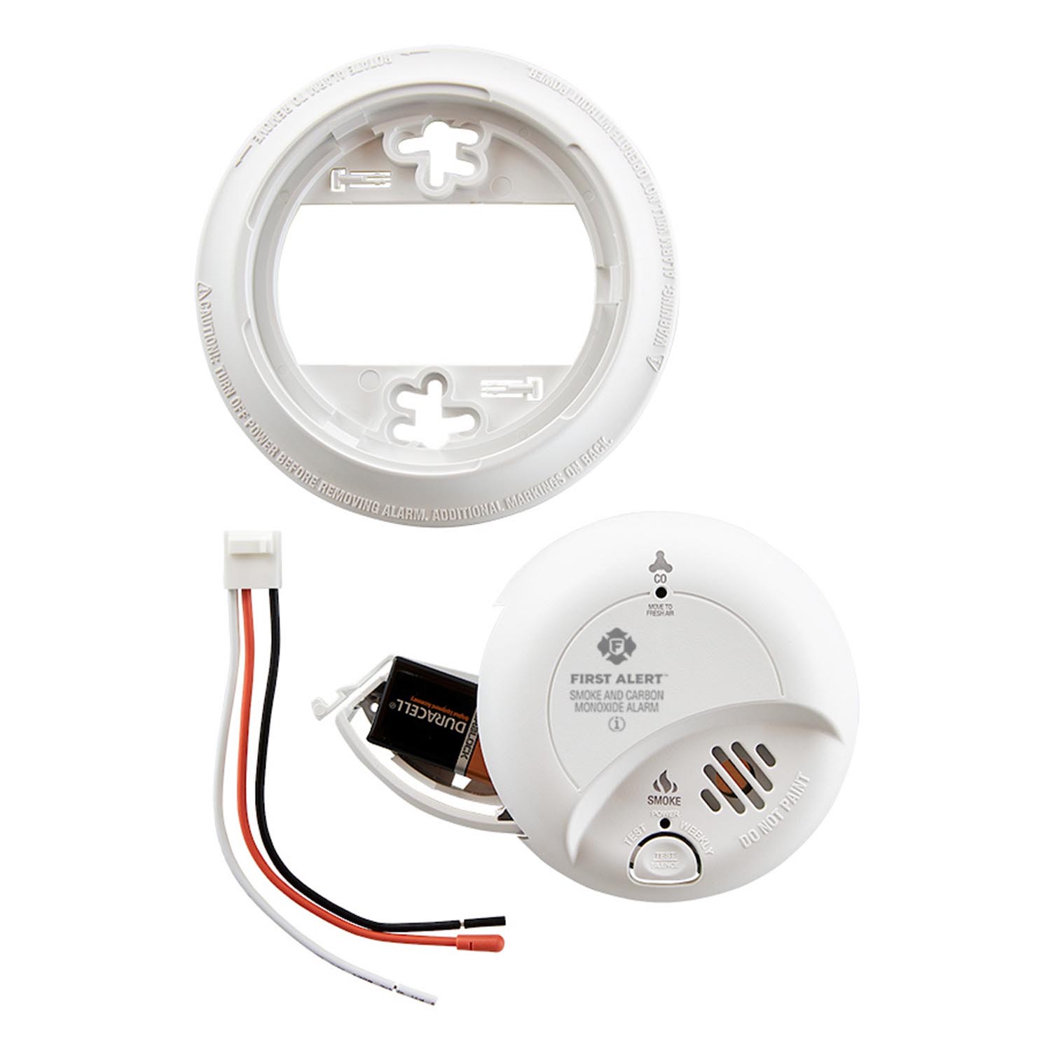BRK First Alert SC9120B Combination Carbon Monoxide & Smoke Alarm AC w/battery 