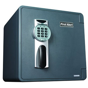First Alert 2092DF Water, Fire and Theft Digital Safe,  1.31 Cubic Foot