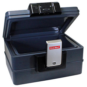 First Alert 2602DF Waterproof Fire Chest with Digital Lock .39 Cubic Foot