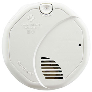 First Alert BRK 7010B Hardwired Smoke Detector with Photoelectric Sensor New 