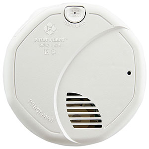 First Alert 120VAC Hardwired Dual Sensor Smoke Alarm with Battery Backup