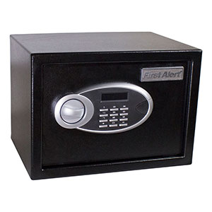 First Alert Anti-Theft Steel Safe, 0.57 Cubic Feet