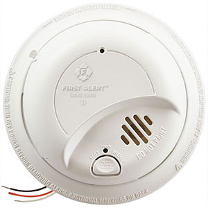 First Alert Hardwired Smoke Alarm with Battery Backup - 9120B