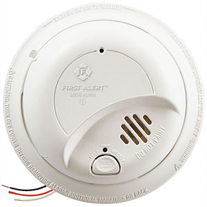 First Alert HD6135FB BRK Brands Hardwired Heat Alarm with Battery