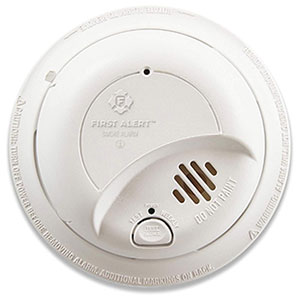 First Alert BRK Brands Hardwired Smoke Alarm with 10-Year Battery