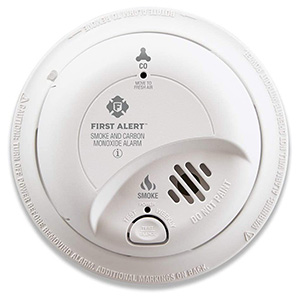 Combination Smoke Alarm & Carbon Monoxide CO2 Boiler Gas Detector/ Voice Alert 