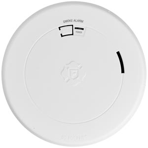 Precision Detection 10-Year Sealed Battery Smoke Alarm with Slim Profile Design