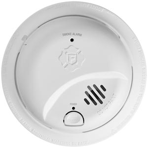 Precision Detection Interconnect Hardwire Smoke Alarm with Battery Backup